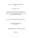 Nghiên cứu năng lực cạnh tranh của công ty cổ phần mía đường lam sơn trên địa bàn tỉnh thanh hoá