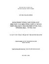 Giải pháp nâng cao năng lực đội ngũ cán bộ công chức cấp xã trên địa bàn thành phố vũng tàu tỉnh bà rịa vũng tàu