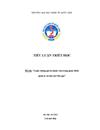 Luận chứng giá trị nhân văn trong quan điểm quản lý xã hội của Nho gia