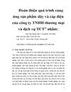 Hoàn thiện quá trình cung ứng sản phẩm dây và cáp điện của công ty TNHH thương mại và dịch vụ TCT