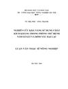 NGHIÊN CứU KHả NĂNG Sử DụNG CHấT KíCH KHáNG TRONG PHòNG Trừ BệNH NấM Gỉ SắT Và Đốm nâu hại lạc