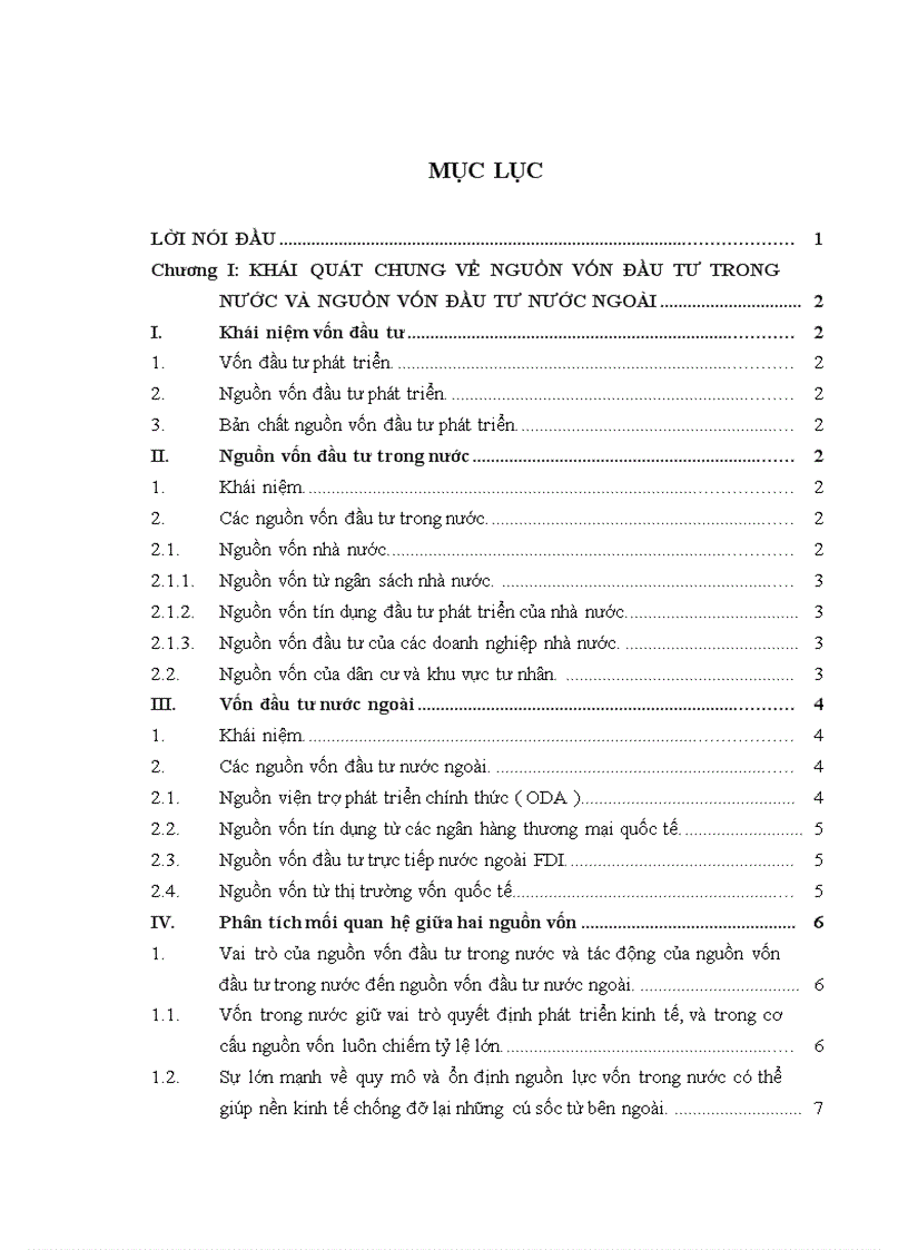 Mối quan hệ giữa nguồn vốn đầu tư trong nước và nguồn vốn đầu tư nước ngoài tại Việt Nam giai đoạn 2001 201