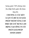 Phân tích thống kê tình hình sử dụng lao động tại Công ty cổ phần giải pháp Sinovasoft 3