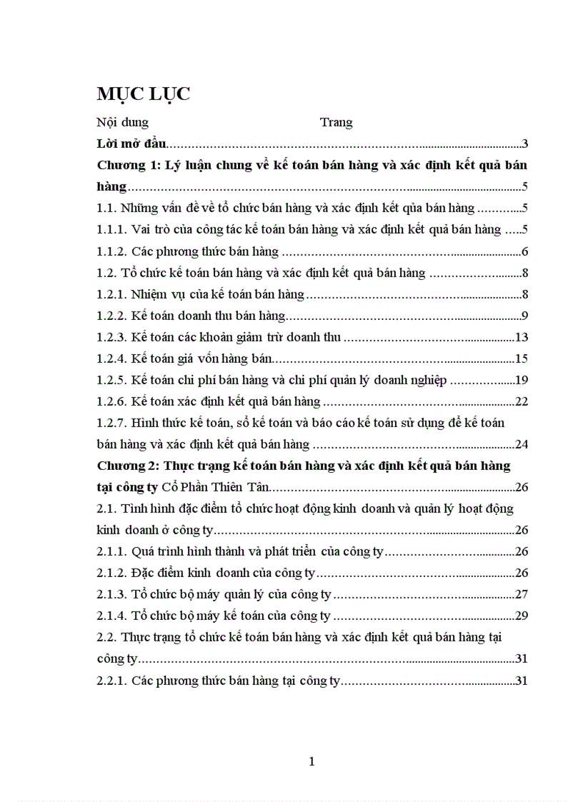 Tổ chức kế toán BH và XĐKQBH ở công ty Cổ Phần Thiên Tân 1