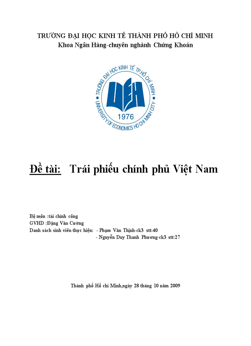 Trái phiếu chính phủ Việt Nam