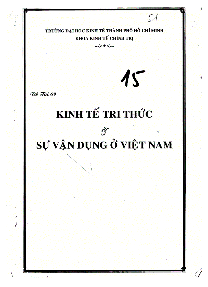 Kinh tế tri thức