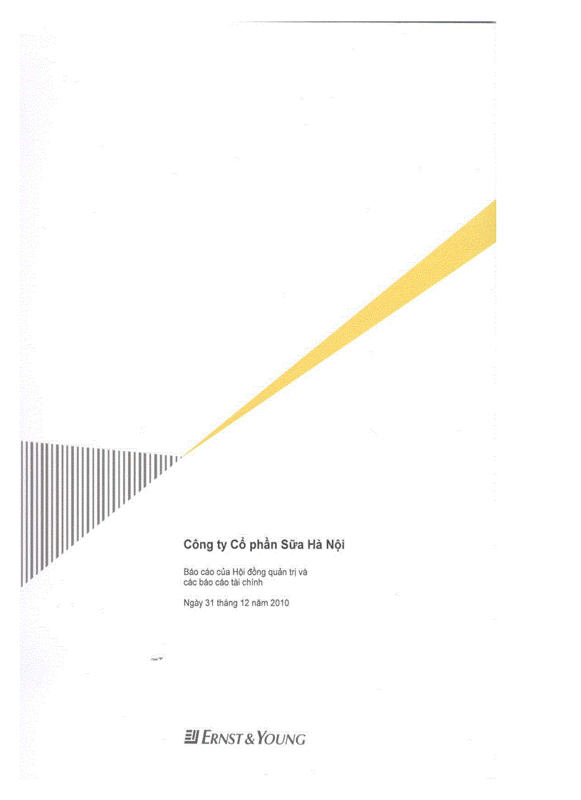 Báo cáo hội đồng quản trị và báo cáo tài chính 2010 công ty cổ phần sữa HN