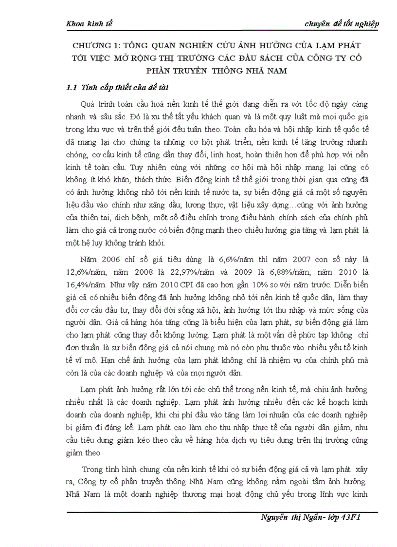 Giải pháp nhằm hạn chế ảnh hưởng của sự biến động giá đến việc mở rộng thị trường các đầu sách của công ty cổ phần truyền thông Nhã Nam 1