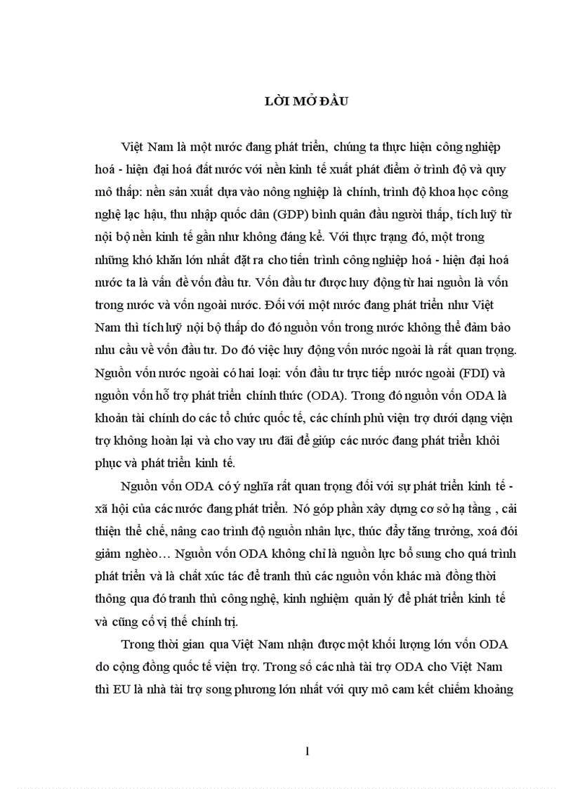 Tăng cường thu hút vốn ODA từ EU vào Việt Nam giai đoạn 2011 2015 3