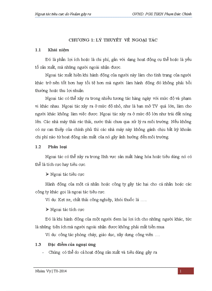 Tieu luan ngoai tac tieu cuc do cong ty vedan gay ra