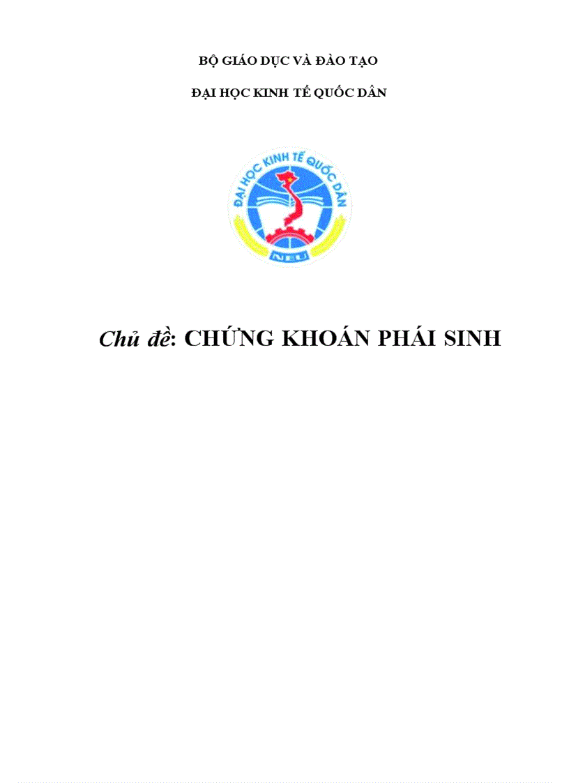 Chứng khoán phái sinh