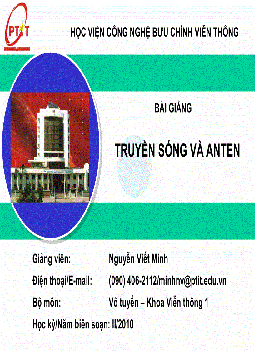 Truyền sóng và anten