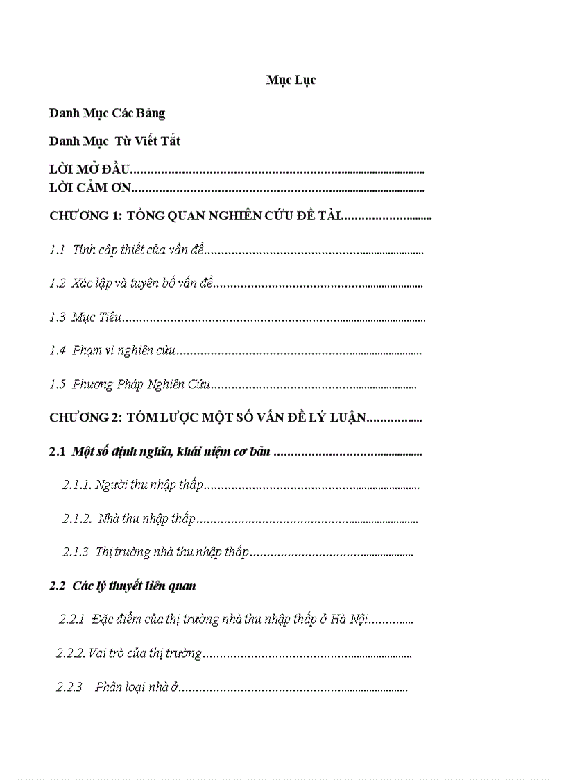 Giải pháp để phát triển thị trường nhà ở cho người có thu nhập thấp ở Hà Nội trong giai đoạn hiện nay