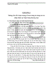 Hoạt động tín dụng tài trợ nhập khẩu tại Ngân hàng Công thương Đống Đa: Thực trạng và giải pháp