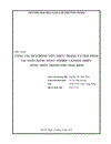 Công tác huy động vốn, thực trạng và giải pháp tại ngân hàng nông nghiệp và phát triển nông thôn thành phố thái bình