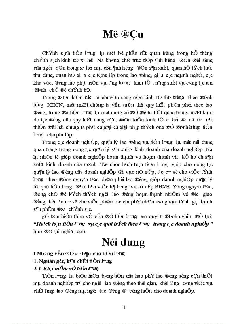 Hạch toán tiền lương và các quỹ trích theo lương trong các doanh nghiệp