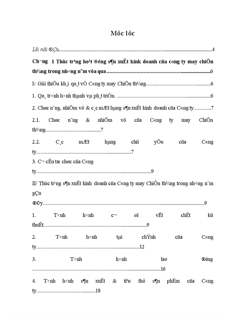 Một số biện pháp nhằm mở rộng thị trường tiêu thụ sản phẩm của Công ty may Chiến Thắng 1