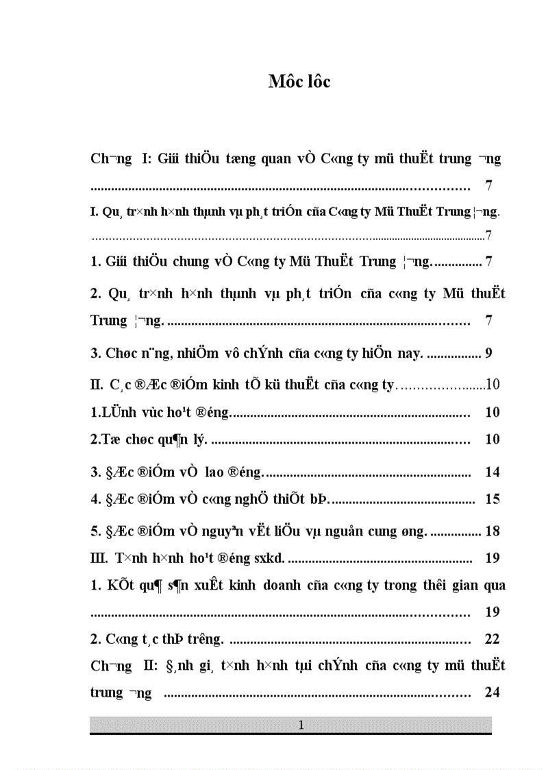 Một số giải pháp nhằm nâng cao hiệu quả quản lý tài chính tại Công ty Mỹ thuật Trung Ương 1