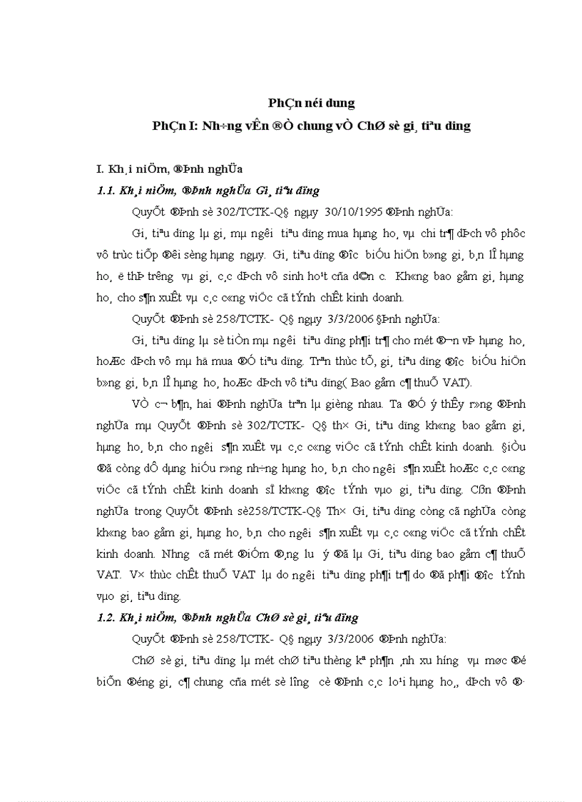 Phân tích và đánh giá tình hình biến động Chỉ số giá tiêu dùng năm 2006 và 3 tháng đầu năm 2007