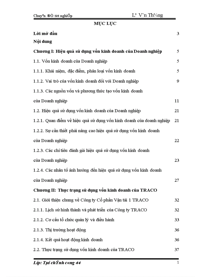 Giải pháp nâng cao hiệu quả sử dụng vốn kinh doanh 1