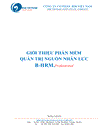 Quản trị nguồn nhân lực B HRM Pro B B Vietnam