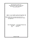 Những bất cập trong thu hút đầu tư nước ngoài tại việt nam trong quá trình gia nhập wto 1