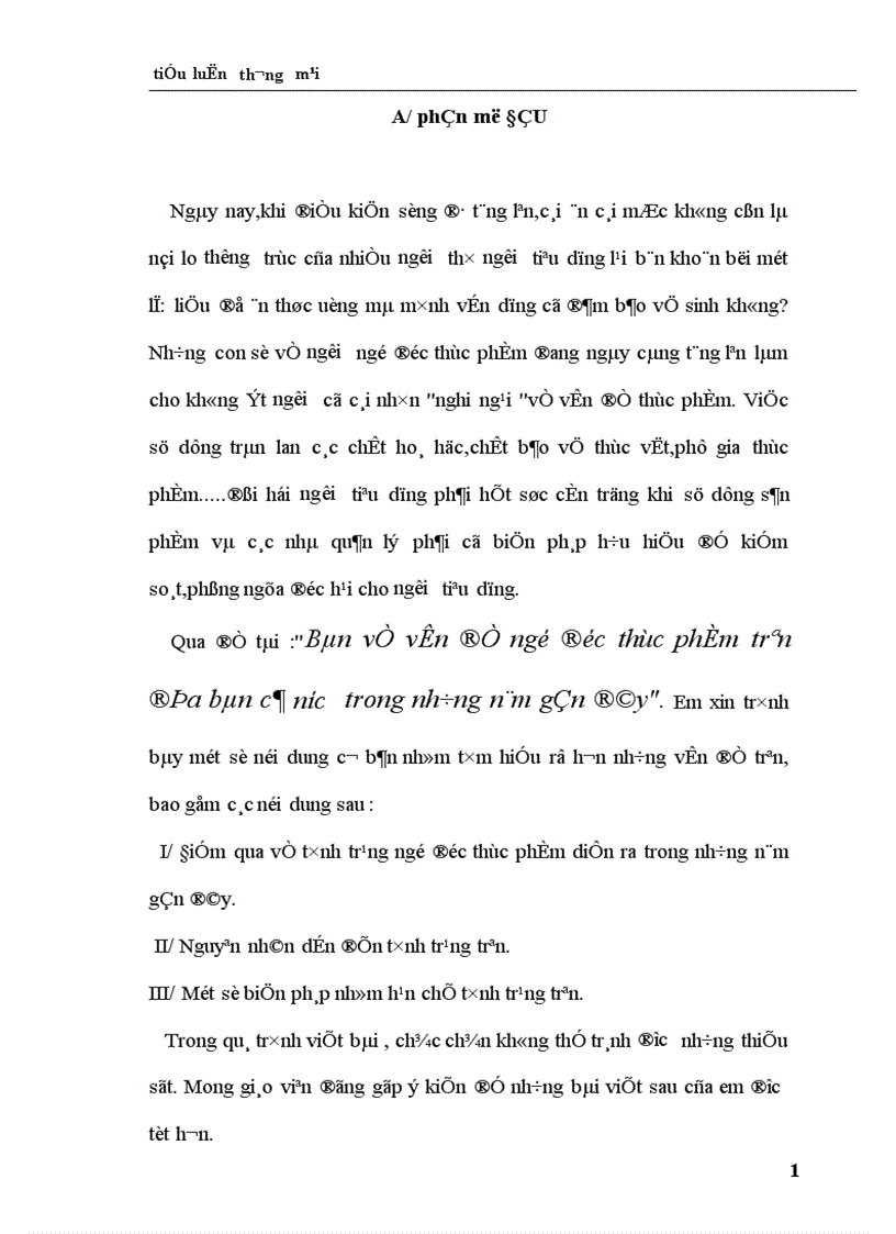 Bàn về vấn đề ngộ độc thực phẩm trên địa bàn cả nước trong những năm gần đây