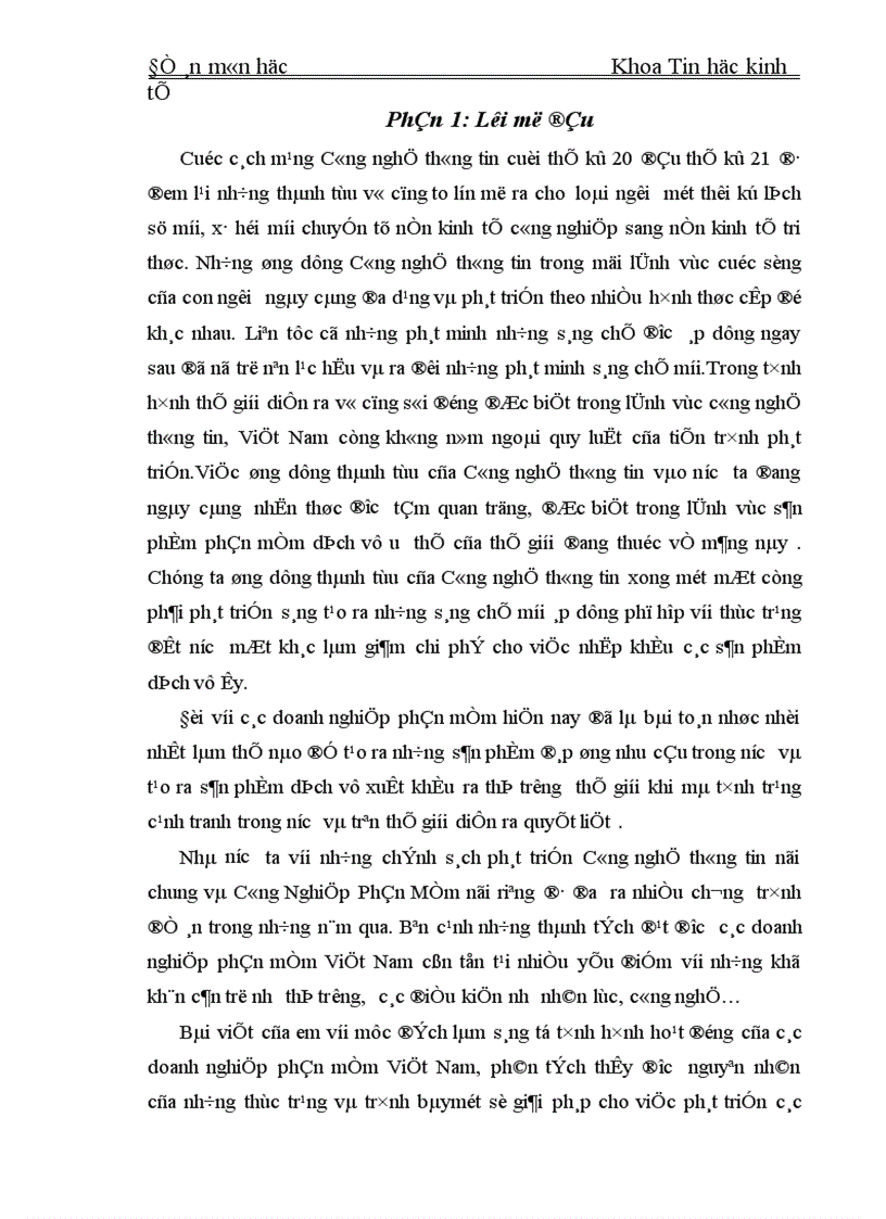 Hiệu quả hoạt động các doanh nghiệp phần mềm Việt Nam 1