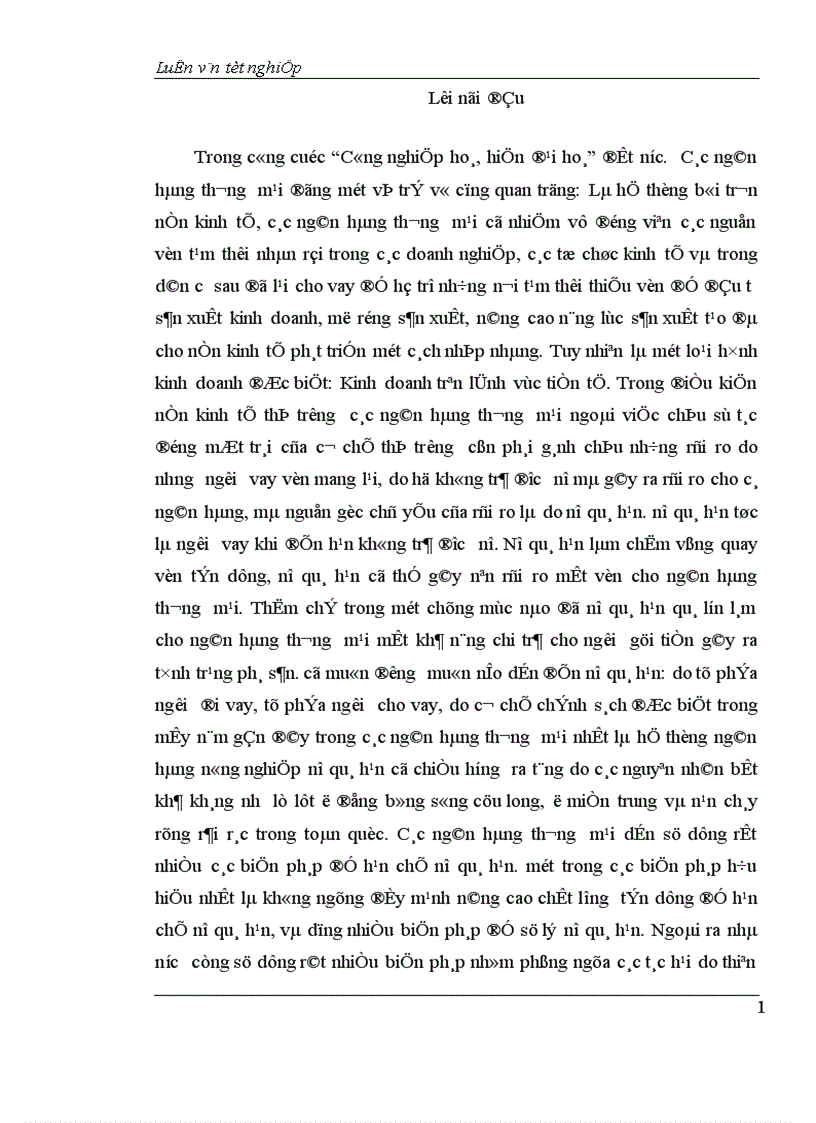 Bàn về tình trạng nợ quá hạn và xử lý nợ quá hạn ở Ngân hàng Nông nghiêp huyện Yên lập tỉnh Phú Thọ