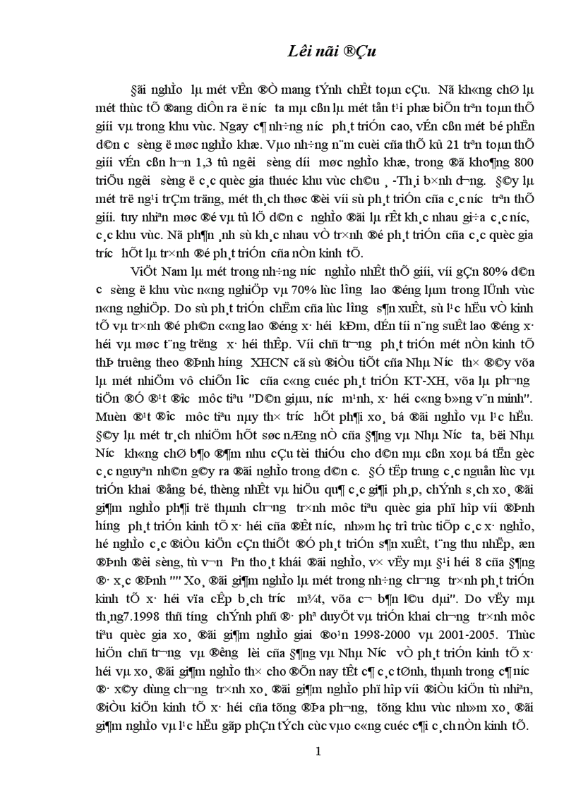 Một số giải pháp nhằm đẩy mạnh chương trình xoá đói giảm nghèo tại Yên Bái