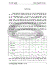 Đồ án tốt nghiệp Khoa công nghệ hoá học