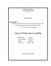 Nghiên cứu ảnh hưởng của liều lượng phân bón đến sinh trưởng và phát triển của mía đường tại Sơn Dương tỉnh Tuyên Quang