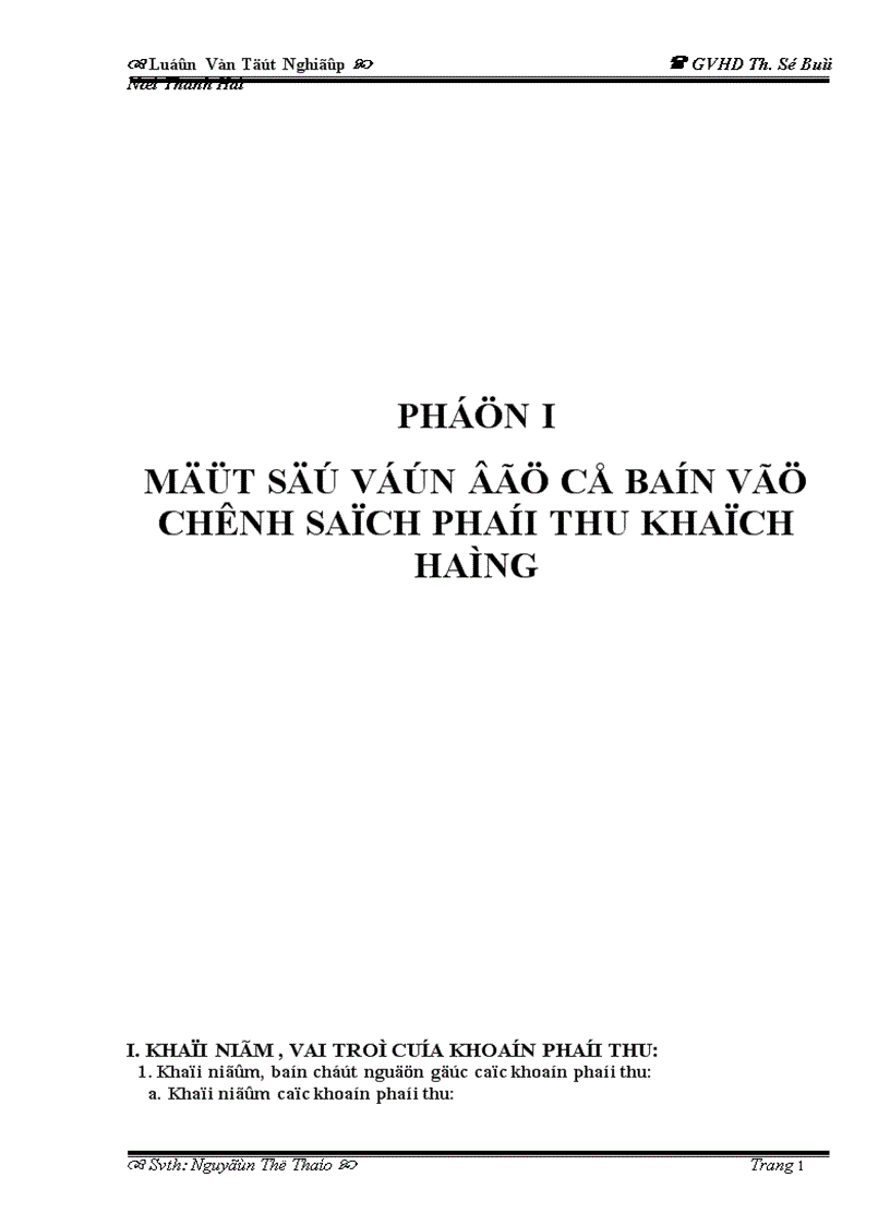 Hạch toán công nợ nói và thu hồi nợ
