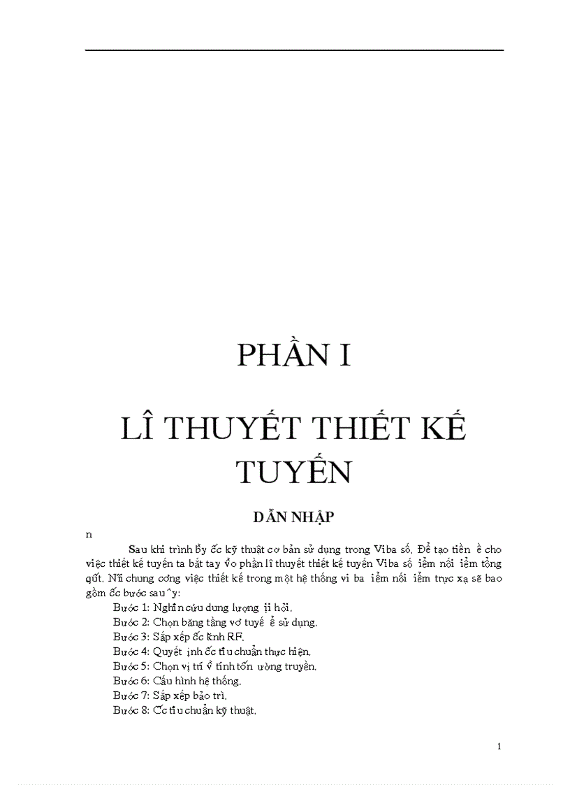 Thiết kế và tính toán tuyến truyền dẫn Viba số thực tế