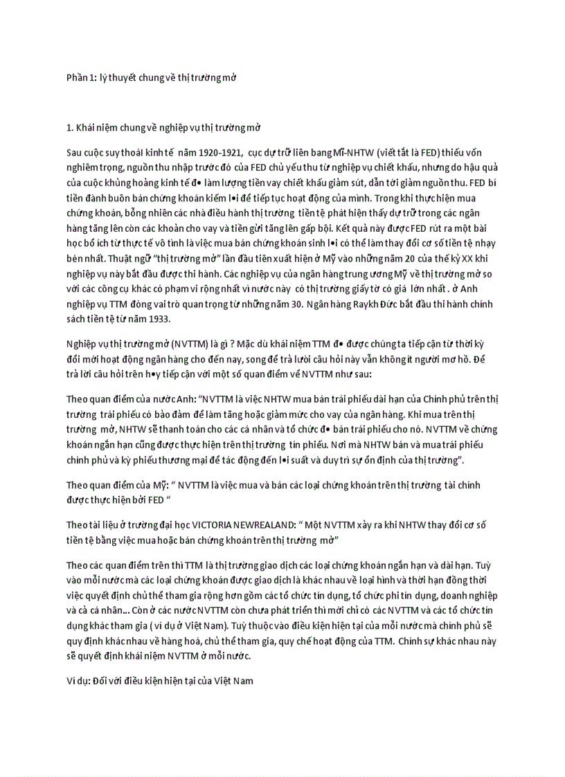 Những vấn đề về mở cửa thị trường ở Việt Nam