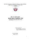 Đồ án môn học bảo mật thông tin mã hóa đối xứng Bản dịch full từ Cryptography and Network Security