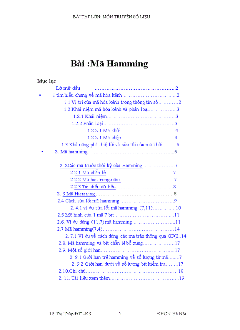 Mã Hamming