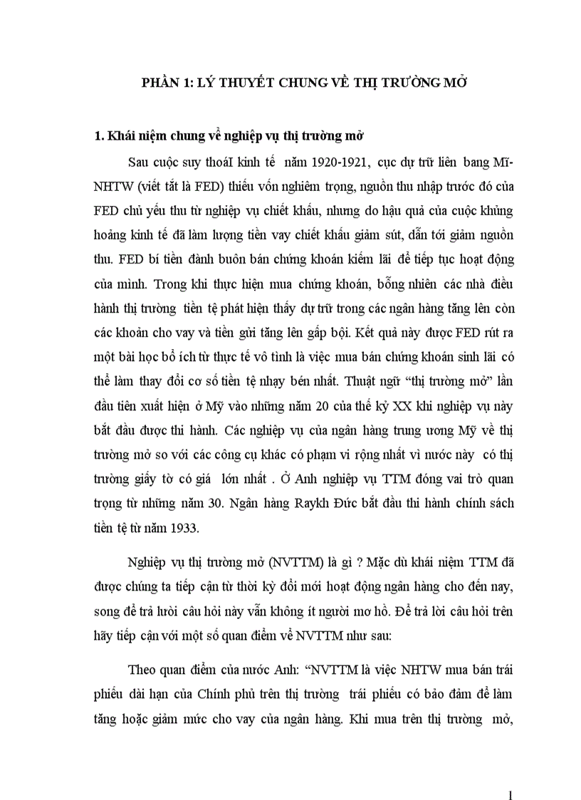 Thị trường mở