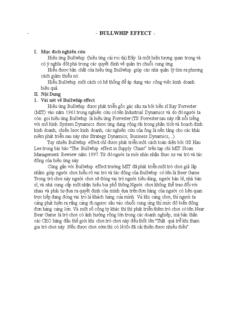 Hiệu ứng Bullwhip
