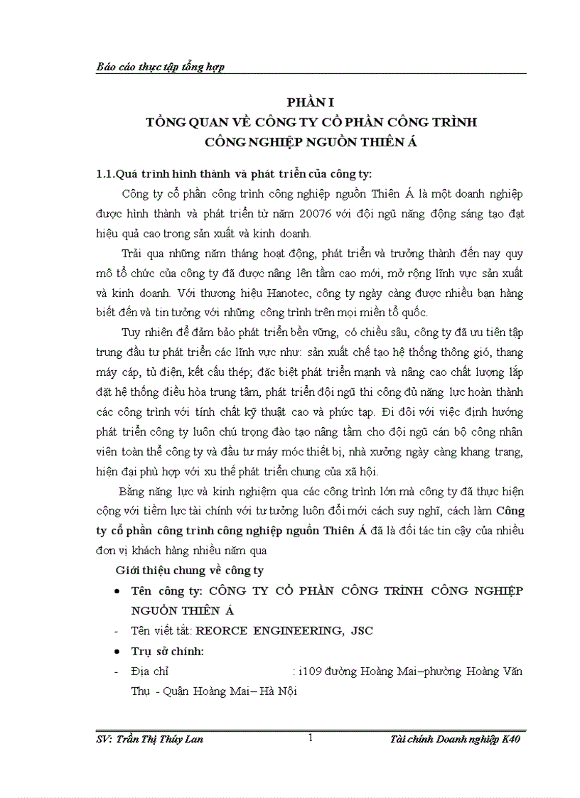 Công ty cổ phần công trình công nghiệp nguồn thiên á