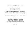 Đánh giá hoạt động xúc tiến hỗn hợp của Tổng công ty du lịch Hà Nội