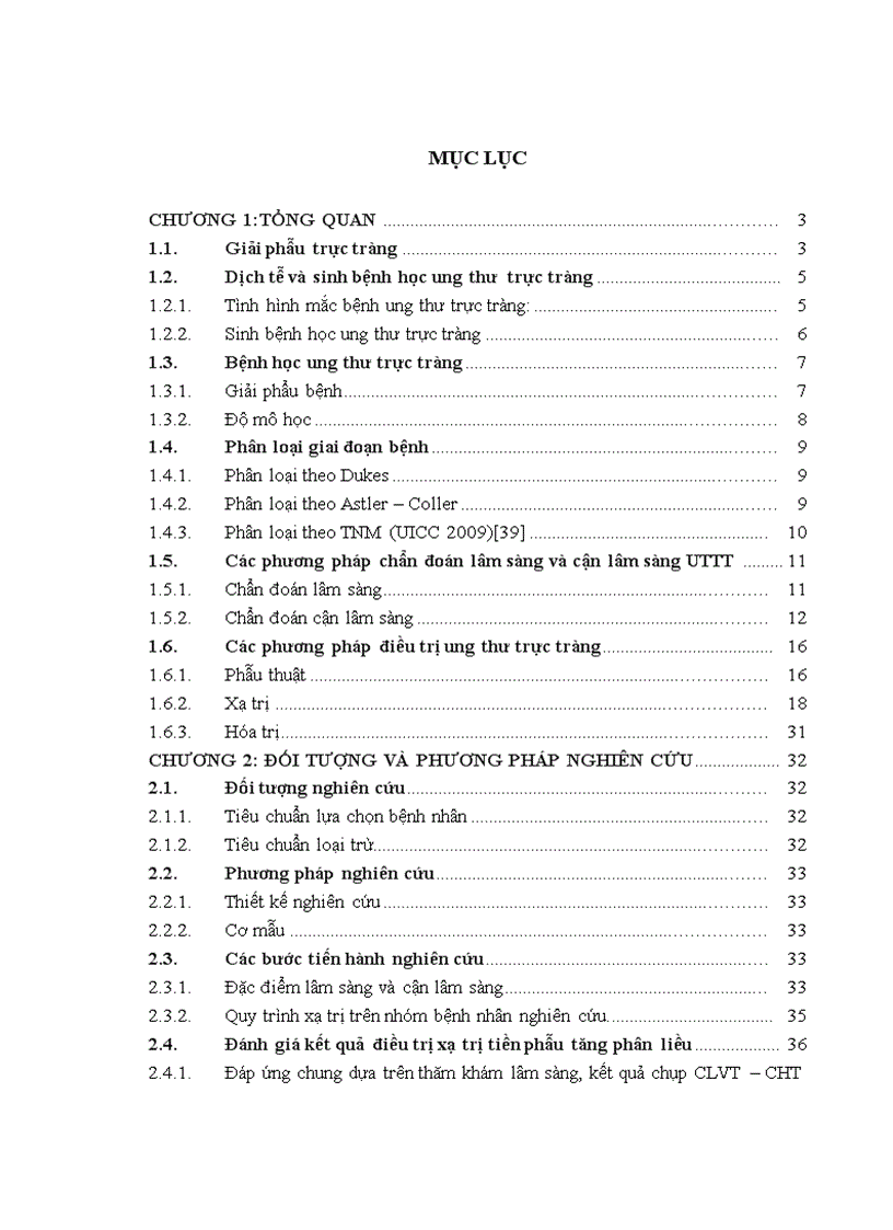 Dịch tễ và sinh bệnh học ung thư  trực tràng