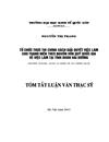 Tổ chức thực thi chính sách giải quyết việc làm cho thanh niên theo nguồn vốn quỹ quốc gia về việc làm tại Tỉnh đoàn Hải Dương