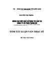 Nâng cao hiệu quả sử dụng tài sản tại Công ty Cổ phần Thành Đô