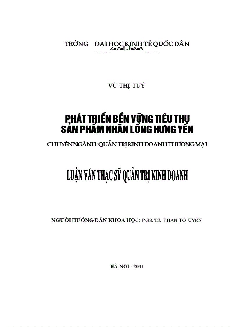 Phát triển bền vững tiêu thụ sản phẩm nhãn lồng Hưng Yên