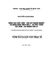 Nâng cao chất lượng cho vay doanh nghiệp tại Ngân hàng TMCP Đầu tư và Phát triển Việt Nam - Chi nhánh Sơn La