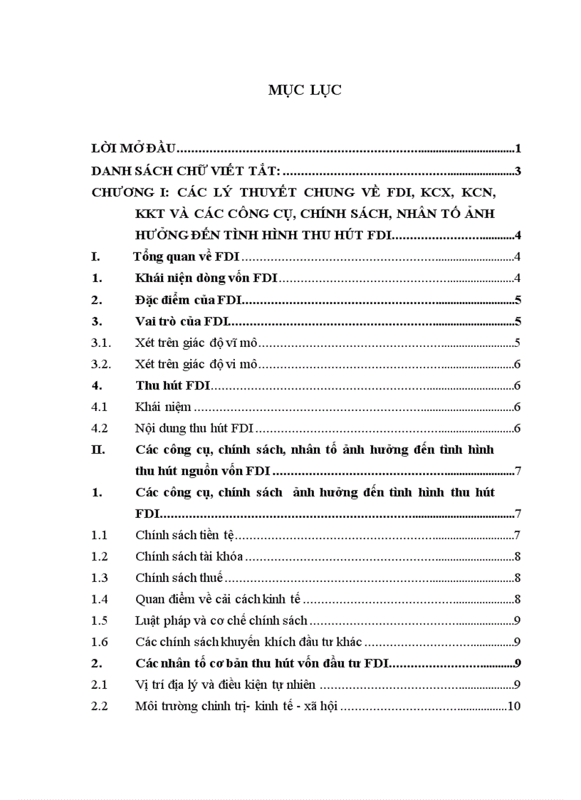 Thực trạng tình hình thu hút vốn đầu tư fdi vào kcx, kcn, kkt hải phòng