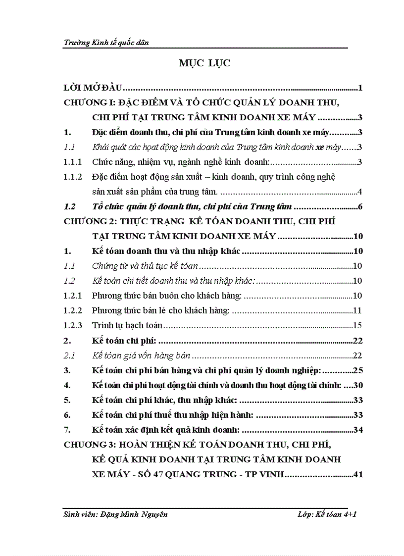Hoàn thiện kế toán doanh thu, chi phí và kết quả kinh doanh