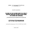 Tạo động lực cho lao động quản trị tại Công ty trách nhiệm hữu hạn một thành viên Cấp nước và Môi trường đô thị Đồng Tháp