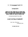 Nâng cao chất lượng dịch vụ thanh toán quốc tế tại ngân hàng thương mại cổ phần ngoại thương Việt Nam – chi nhánh Vinh